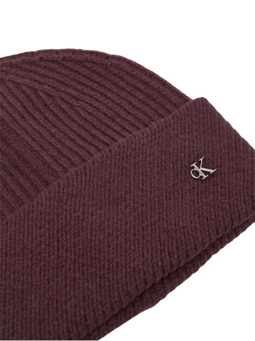 Berretto a costine con lurex Calvin Klein | LV04F8118GBAP